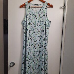Noracora Blue/Green Dress, Size M